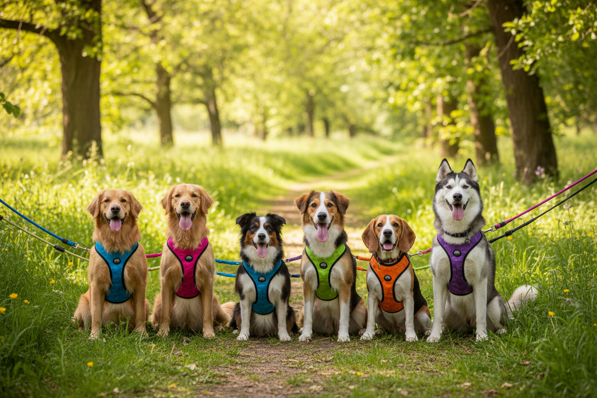 Leashes, Collars & Vests