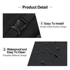 Waterproof Double Dog Kennel Mat for Car Pets