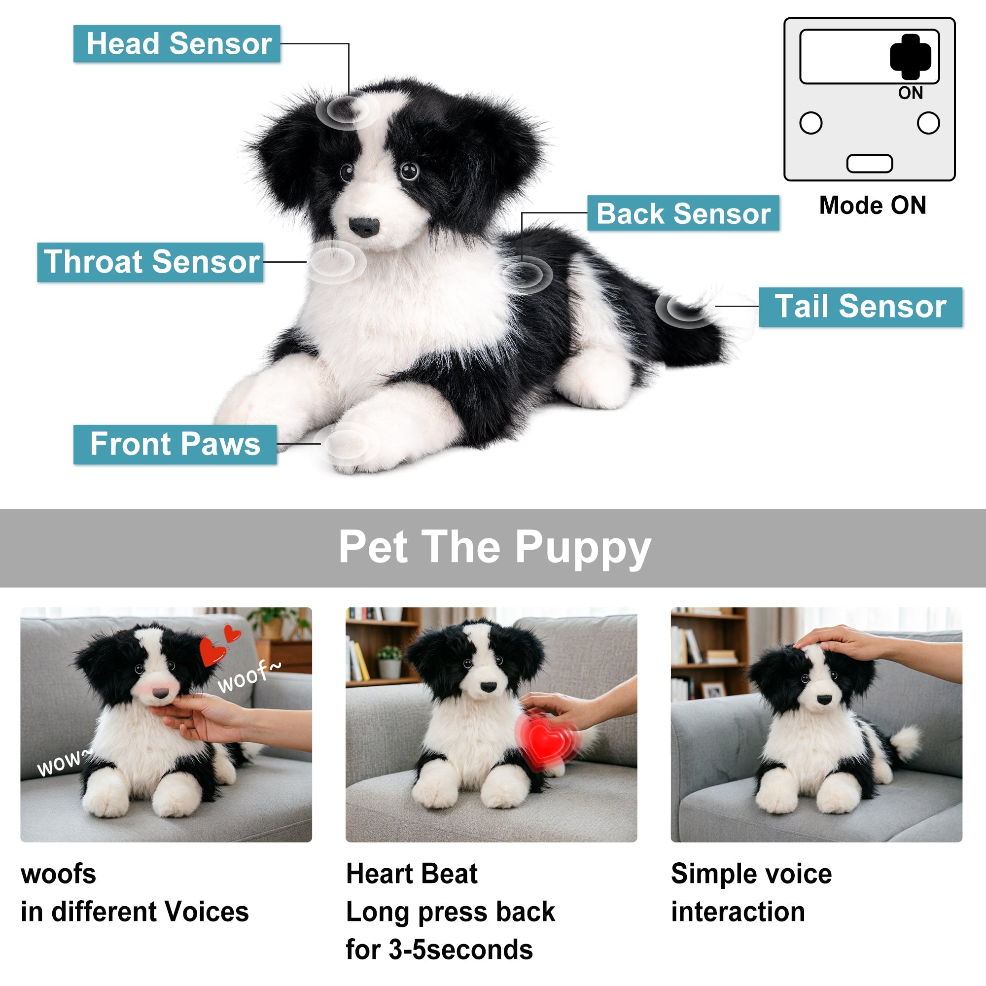 Percy Essential - Interactive Emotional Support Pet Weighted