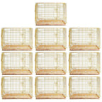 24-42" Collapsible Copper Gold Dog Crate GLD24/30/36/42