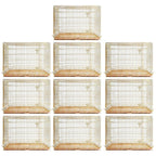 24-42" Collapsible Copper Gold Dog Crate GLD24/30/36/42