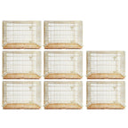 24-42" Collapsible Copper Gold Dog Crate GLD24/30/36/42