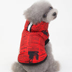 Newspaper cotton pet clothes