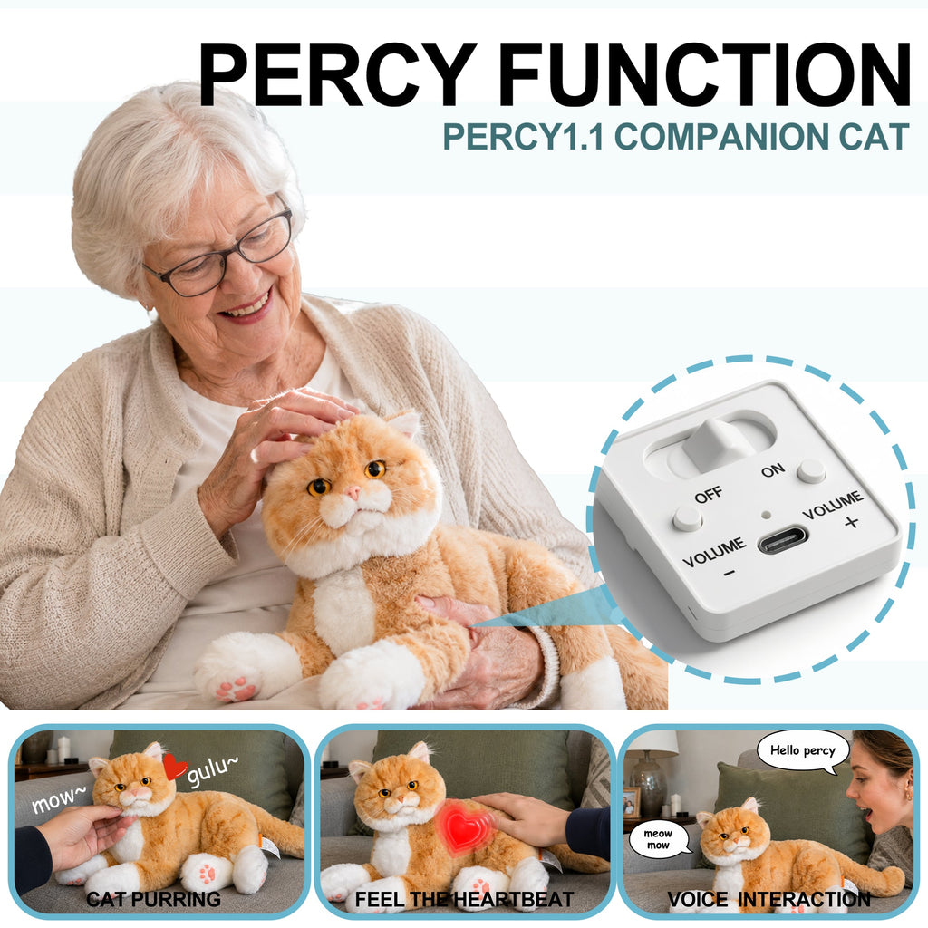 Percy Essential - Interactive Emotional Support Pet Weighted
