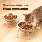 304 Stainless Steel Pet Water And Food Bowl