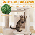 52 Inch Tall Cat Tree Tower for Indoor Cats