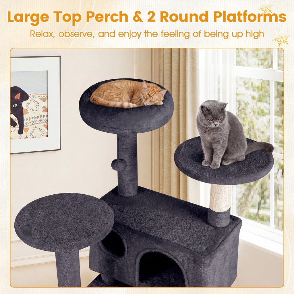 52 Inch Tall Cat Tree Tower for Indoor Cats