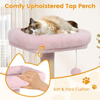 58" Multi-Level Cat Tree Soft Plush Cat Tower with Padded Top Perch