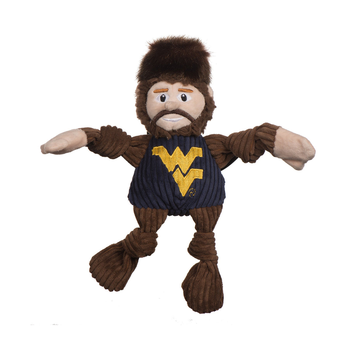 NCAA West Virginia University, Mountaineer Knottie® Plush Dog Toy