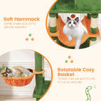 66 Inch Tall Cat Tree Multi-Level Cat Tower with 2 Condos Sisal Scratching Posts