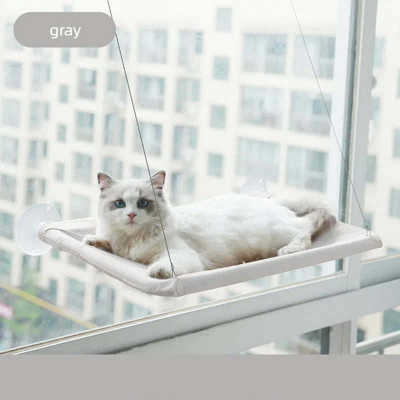 Upgrade cat hammock four season pet bed suction cup hanging cat bed folding window sill cat bed pet supplies