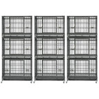 37" Stackable Heavy Duty Dog Crate 371D07