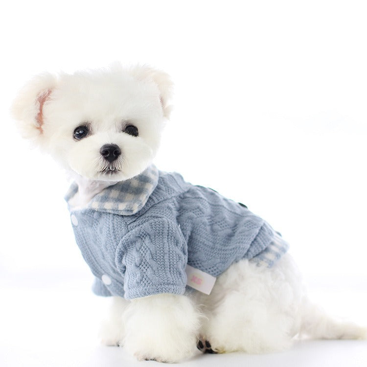 Dog clothes, pet clothes, winter lollipop dog clothes, cat clothes, compared to bear clothes