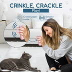 PUPROAR Kitty Cup Cat Toy | Cute Catnip & Crinkle Plush Cat Toy