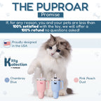 PUPROAR Kitty Cup Cat Toy | Cute Catnip & Crinkle Plush Cat Toy