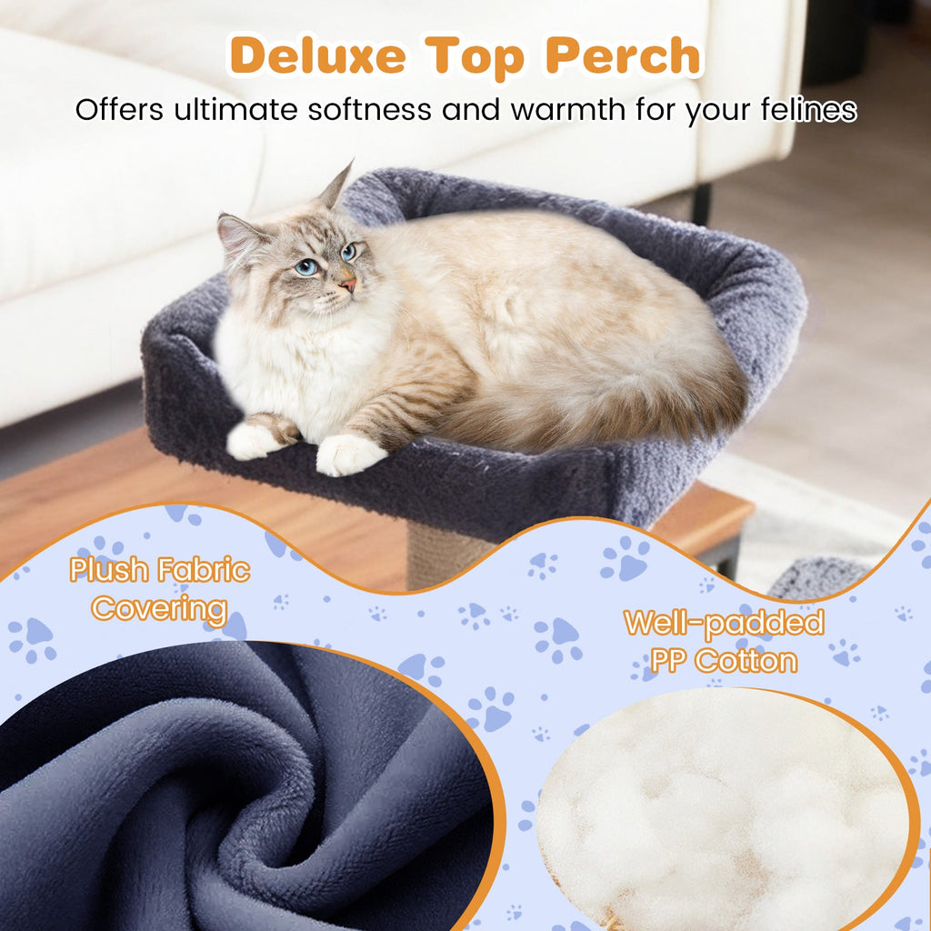 Large Cat Tree for Indoor Cats 63" Tall Cat Tower