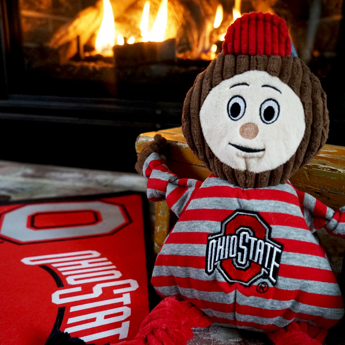 NCAA Ohio State University, Brutus the Buckeye Knottie® Plush Dog Toy