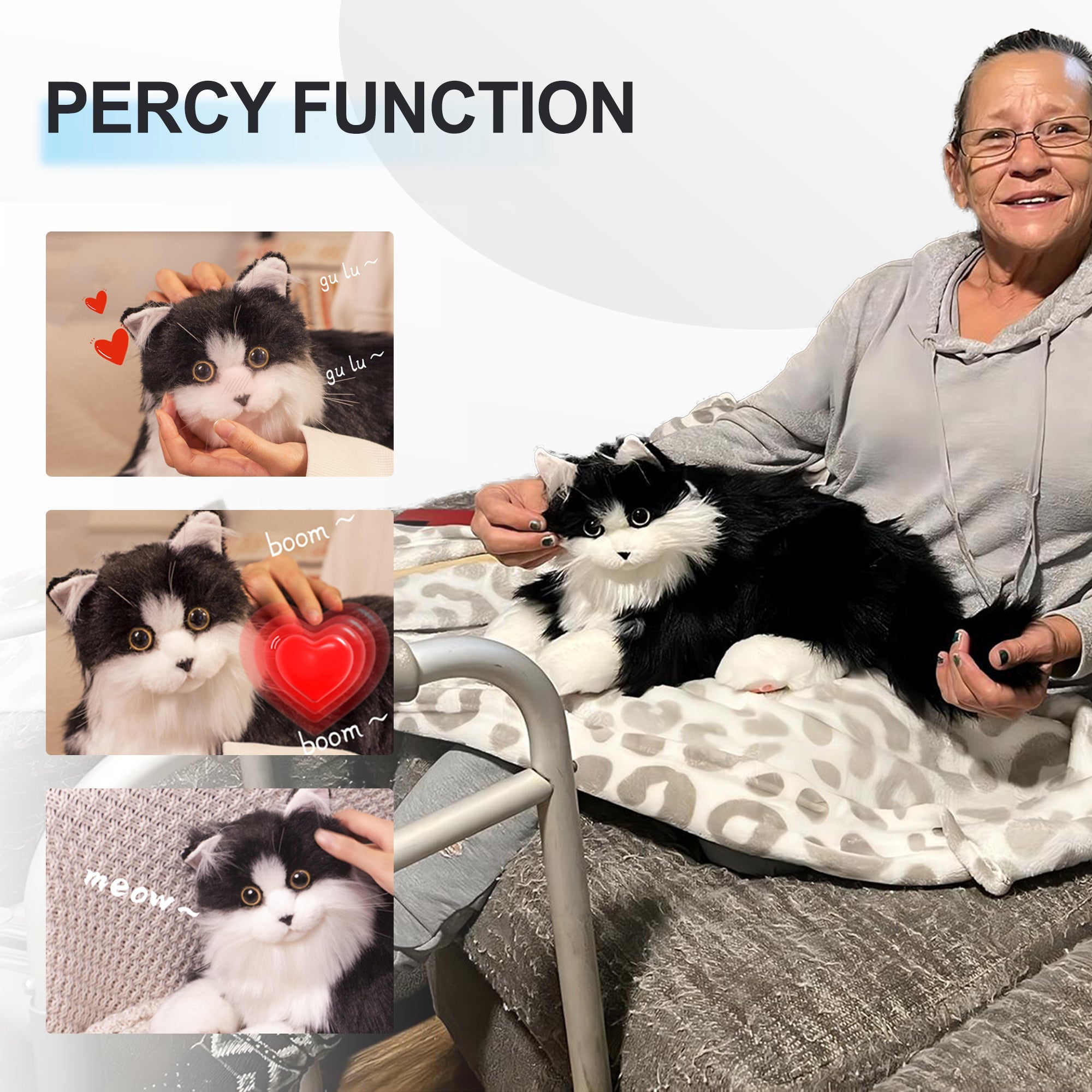 Percy Essential - Interactive Emotional Support Pet Weighted