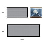 Pet Dog Safety Barrier Fence – Folding Mesh Gate with 4 Hooks for Stairs & Doorways