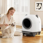 Self-Cleaning Litter Box with App Control for Multi-Cat Homes