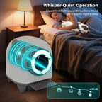 Self-Cleaning Litter Box with App Control for Multi-Cat Homes