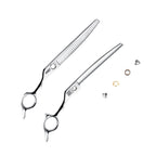 Zora Pet Grooming Curved Blender Shear - Model A-7533C