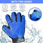 Silicone Pet Grooming Gloves – Deshedding & Massage
