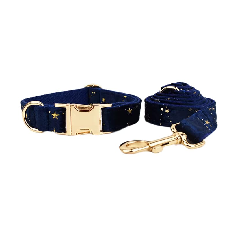 Dark Blue Velvet Set