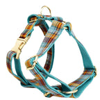 Autumn Blue Plaid Set