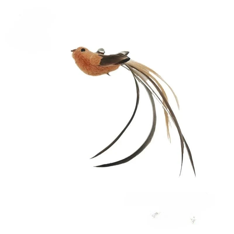Hands-Free Feather Cat Wand with Bell | Suction Cup Interactive Toy for Hunting and Exercise