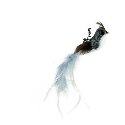 Hands-Free Feather Cat Wand with Bell | Suction Cup Interactive Toy for Hunting and Exercise