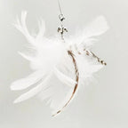 Hands-Free Feather Cat Wand with Bell | Suction Cup Interactive Toy for Hunting and Exercise