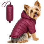 Pet Life ® Lightweight Adjustable and Collapsible 'Sporty Avalanche' Dog Coat w/ Pop-out Zippered Hood