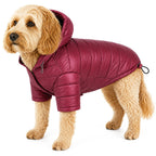 Pet Life ® Lightweight Adjustable and Collapsible 'Sporty Avalanche' Dog Coat w/ Pop-out Zippered Hood