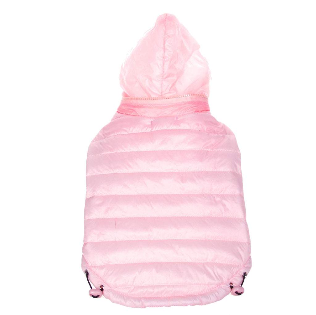 Pet Life ® Lightweight Adjustable and Collapsible 'Sporty Avalanche' Dog Coat w/ Pop-out Zippered Hood
