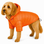 Pet Life ® Lightweight Adjustable and Collapsible 'Sporty Avalanche' Dog Coat w/ Pop-out Zippered Hood