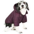 Pet Life ® Lightweight Adjustable and Collapsible 'Sporty Avalanche' Dog Coat w/ Pop-out Zippered Hood
