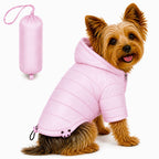 Pet Life ® Lightweight Adjustable and Collapsible 'Sporty Avalanche' Dog Coat w/ Pop-out Zippered Hood