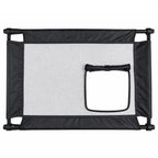 Pet Life ® 'Porta Gate' Anti-Drilling Nylon Mesh Collapsible Folding Travel Safety Pet Cat Dog Gate w/ Zippered Entrance