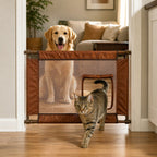 Pet Life ® 'Porta Gate' Anti-Drilling Nylon Mesh Collapsible Folding Travel Safety Pet Cat Dog Gate w/ Zippered Entrance