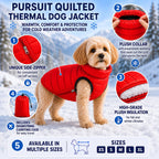 Pet Life ® 'Pursuit' Quilted Ultra-Plush Thermal Dog Jacket