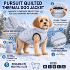 Pet Life ® 'Pursuit' Quilted Ultra-Plush Thermal Dog Jacket
